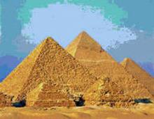 Египетские пирамиды в Эль – Гизе.