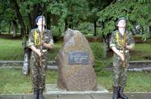 26 квітня 2000 року на території авіаційного гарнізону відкрито перший в місті пам'ятник в честь ліквідаторів аварії на ЧАЕС з надписом "Ви собою закрили весь світ".